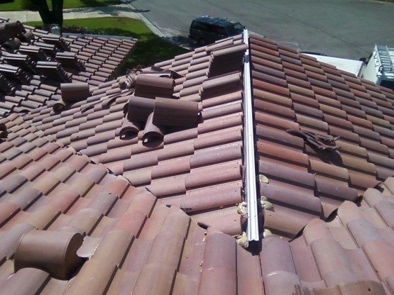 Tile Roof Work